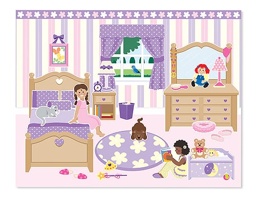 Re-usable stickers Craft-tastic Jr Reusable Wall Sticker Playhouse 650 