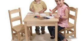 Wooden Table & Chairs – 3 Piece Set – Therapy in a Bin