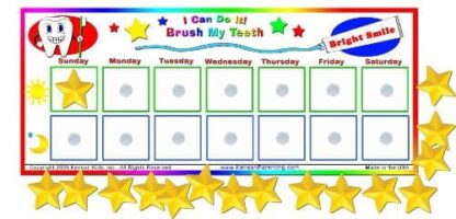 Brushing teeth chart toy store