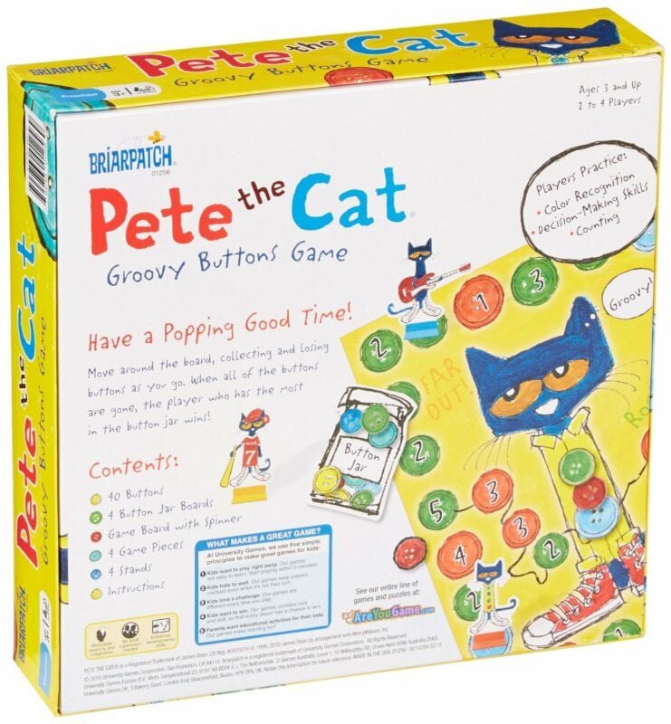 Pete the Cat Groovy Buttons Game