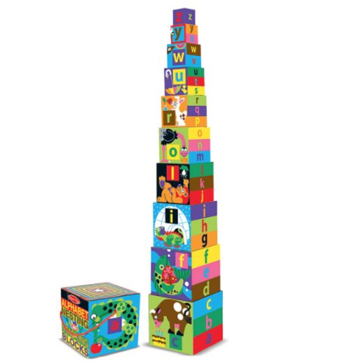 Early Learning Stacking and Nesting Blocks Therapy in a Bin