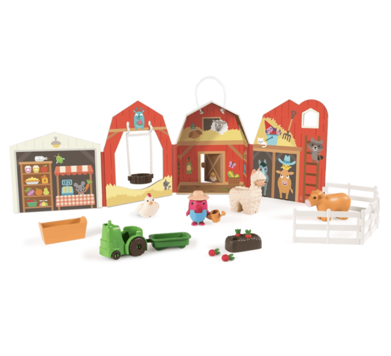 Sago Mini – Robin’s Farm, Portable Playset with Figures – Therapy in a Bin