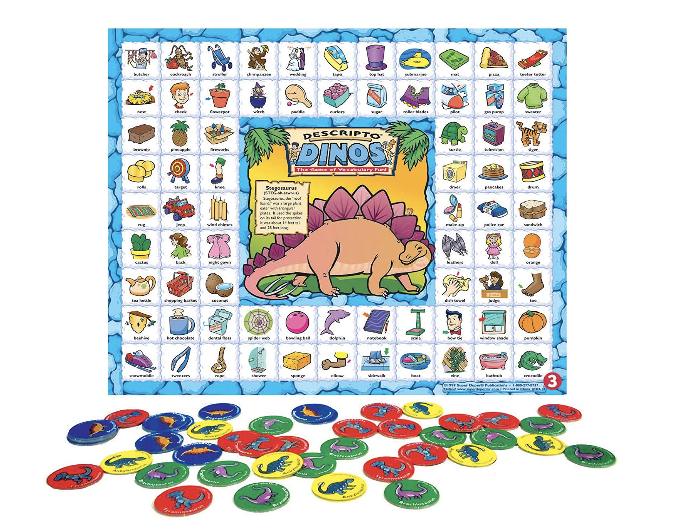 Descripto Dinos™ Vocabulary Game Boards