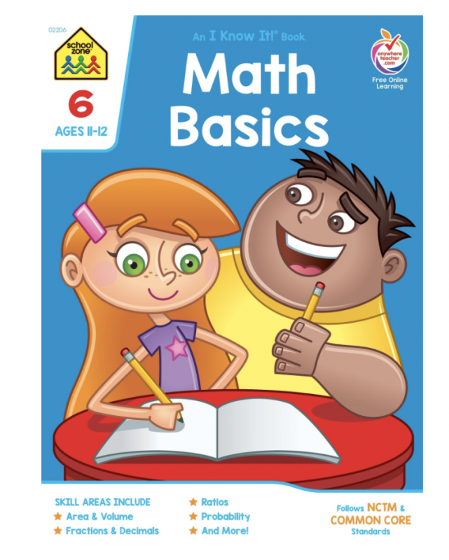Math Basics Grade 6 Workbook 4776