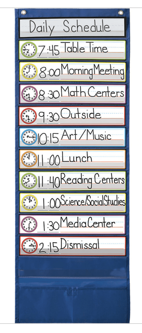 Deluxe Scheduling Pocket Chart – Therapy in a Bin