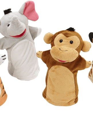 Safari Buddies Hand Puppets