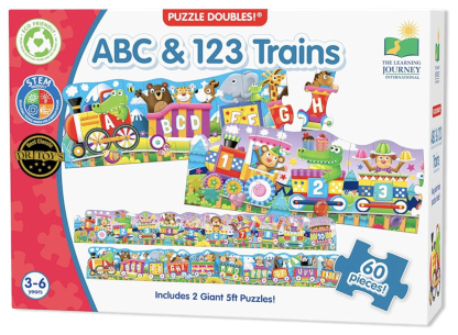 ABC & 123 Train Floor Puzzle