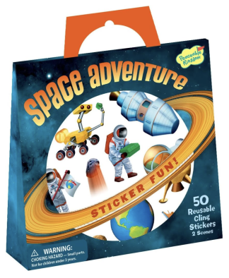 Space Adventures Reusable Sticker Tote