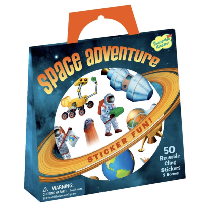 Space Adventures Reusable Sticker Tote