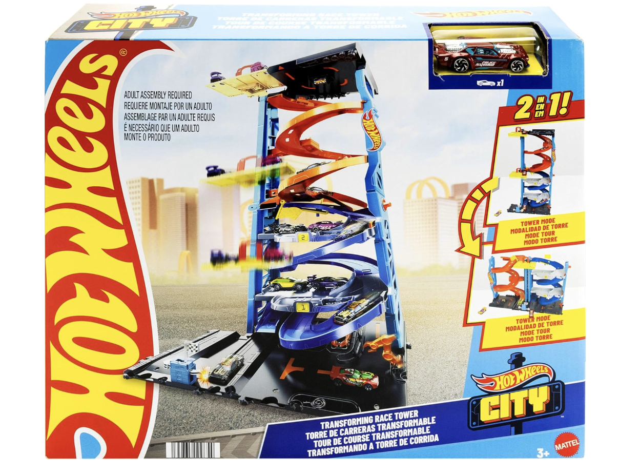 Hot Wheels Transforming Race Tower