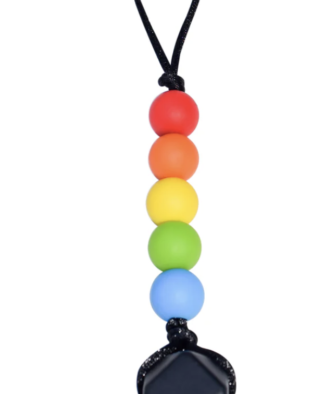 Chewy Zipper Pull - Rainbow - Medium Chew